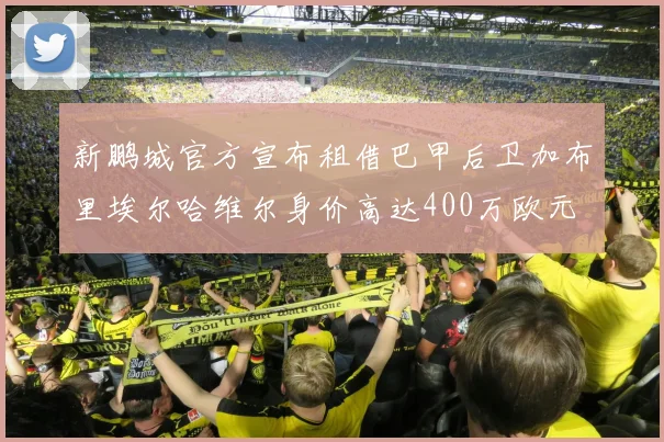 新鹏城官方宣布租借巴甲后卫加布里埃尔哈维尔身价高达400万欧元